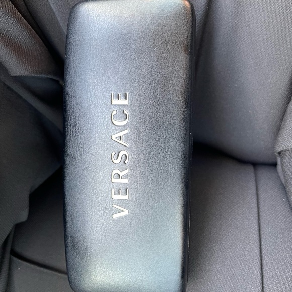 Versace Ladies authentic sunglasses in gold and black